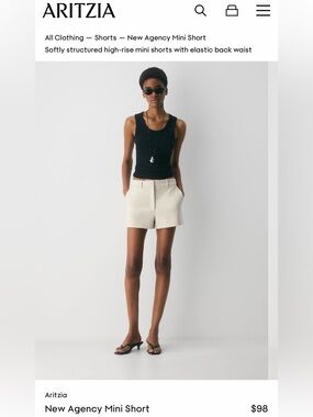 Aritzia Babaton New Agency Mini Short | Women’s 6